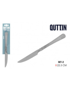 PACK 2 CUCHILLOS MESA 22CM SOFIA QUTTIN