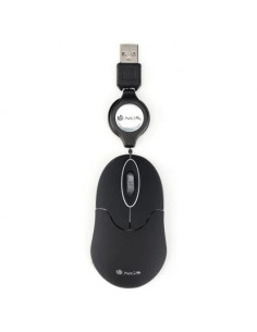 RATON NGS SINBLACK USB OPTICO RETRACTIL BLACK