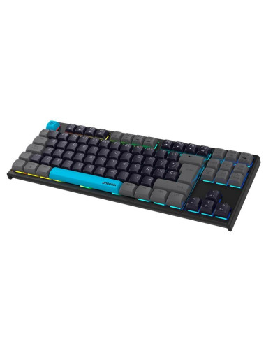 TECLADO PHOENIX ROYAL GAMING MECANICO USB RGB BLACK