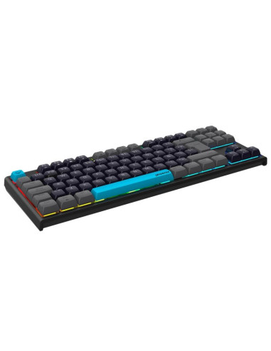 TECLADO PHOENIX ROYAL GAMING MECANICO USB RGB BLACK