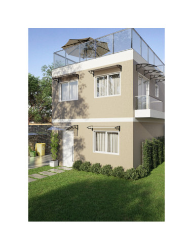 MARQUESINA PE100120T POLICARBONATO TRANSPARENTE 965×1190×282 MM ARTPLAS