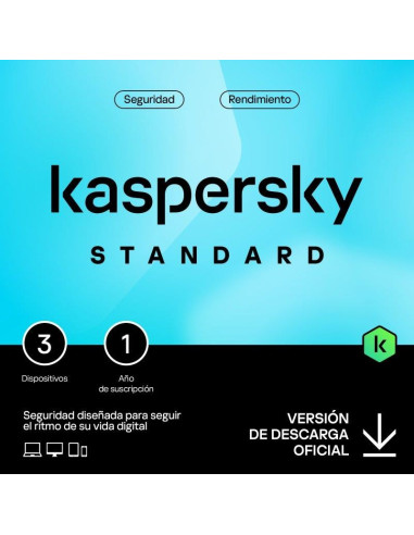 ANTIVIRUS KASPERSKY STANDARD 1YEAR 3L PC/MAC/ANDROID/IOS