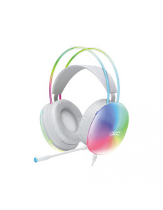 AURICULARES GAMING DIADEMA CON CABLE BLANCO GE11 XO