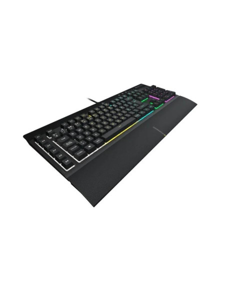 TECLADO GAMING CORSAIR K55 PRO USB ICUE RGB BLACK + REPOSAMUÑECA