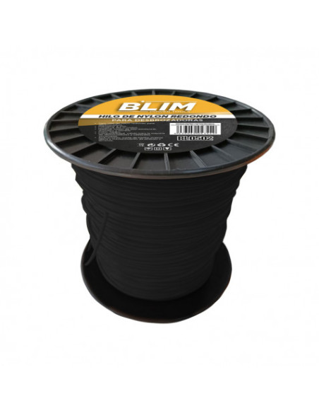 HILO DE NYLON REDONDO PARA DESBROZADORAS 4MMX163MTRS BLIM