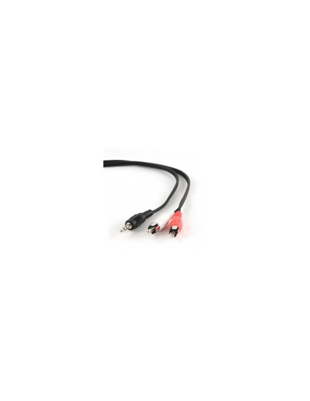 CABLE AUDIO ESTEREO GEMBIRD JACK 3.5MM MACHO A 2 RCA MACHO 2.5M CCA-458-2.5M