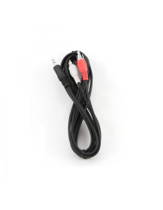 CABLE AUDIO ESTEREO GEMBIRD JACK 3.5MM MACHO A 2 RCA MACHO 2.5M CCA-458-2.5M 2