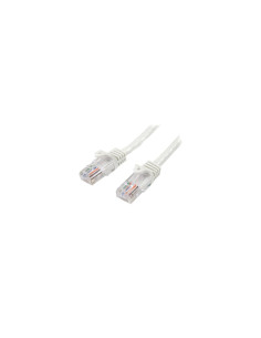 StarTech.com Cable de Red de 5m Blanco Cat5e Ethernet RJ45 sin
