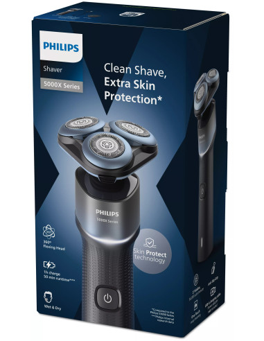 Philips Shaver 5000X series X5006/00 Afeitadora eléctrica Wet & Dry