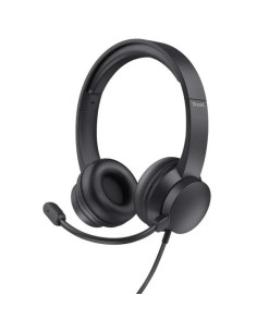 AURICULARES + MICROFONO TRUST HS-150 HEADSET 3.5MM BLACK