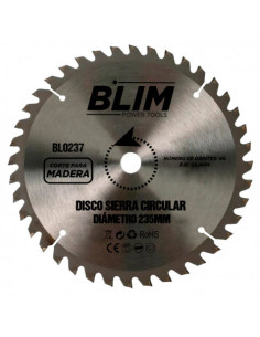 DISCO CORTE MADERA PARA SIERRAS 235MM. BLIM
