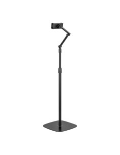 SOPORTE DE SUELO AISENS PARA TABLET 4.7-12.9 GIRATORIO/INCLINABLE BLACK 2