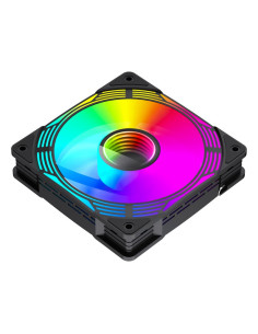 VENTILADOR GM 12CM ADICIONAL GAMING CHASIS ARGB REVERSED SILENCIOSO BLACK 2