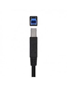 AISENS Cable USB 3.0 Impresora Tipo A/M-B/M, Negro, 2.0m