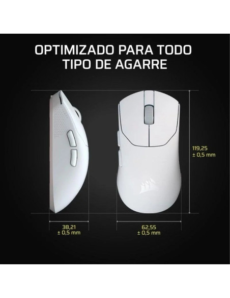 RATON GAMING CORSAIR SABRE PRO ULTRALIGHT WIRELESS WHITE