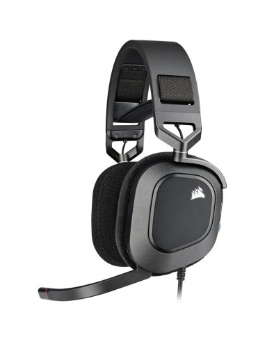 AURICULARES + MICROFONO CORSAIR HS80 USB GAMING HEADSET RGB 7.1 BLACK