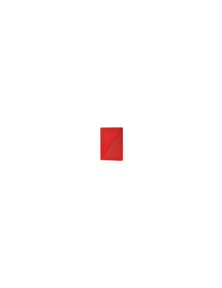 WESTERN DIGITAL MY PASSPORT DISCO DURO EXTERNO 2.5 ROJO 2Tb WDBYVG0020BRD-WESN