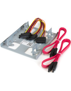 StarTech.com Bracket Adaptador Bandeja de Montaje 2 Unidades de Disco