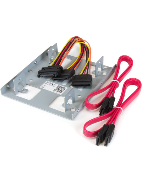 StarTech.com Bracket Adaptador Bandeja de Montaje 2 Unidades de Disco