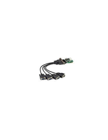 StarTech.com Tarjeta Adaptadora PCI Express Serie de 4 Puertos RS232