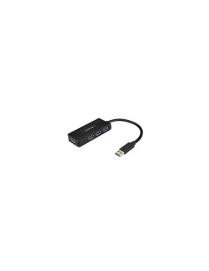StarTech.com Hub Concentrador USB 3.1 de 4 Puertos - Mini Ladrón USB