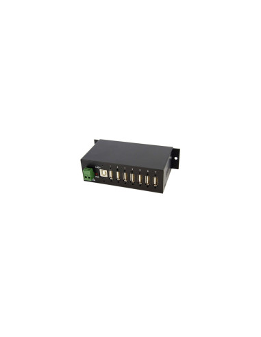 StarTech.com Adaptador Concentrador HUB Ladrón USB 2.0 7 Puertos