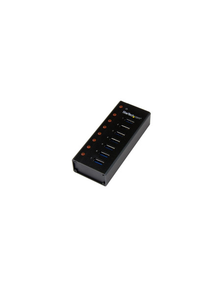StarTech.com Concentrador USB 3.1 de 7 Puertos con Caja de Metal -