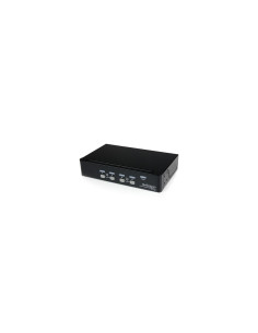 StarTech.com Conmutador Switch Profesional KVM 4 Puertos VÍ­deo VGA -