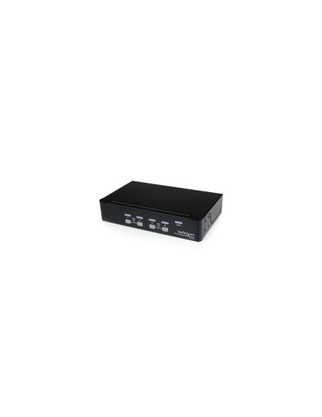 StarTech.com Conmutador Switch Profesional KVM 4 Puertos VÍ­deo VGA -