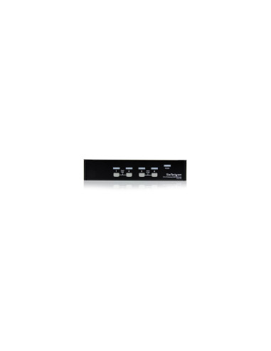 StarTech.com Conmutador Switch Profesional KVM 4 Puertos VÍ­deo VGA -