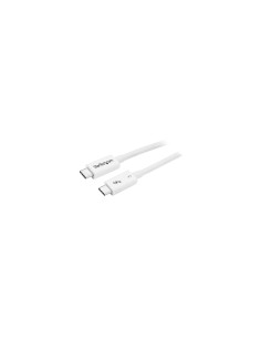 StarTech.com Cable de 0.5m Thunderbolt 3 Cable Compatible con USB-C y