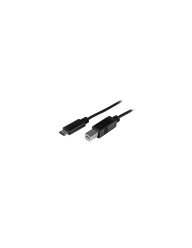 StarTech.com Cable de 2m USB-C a USB B Macho a Macho negro