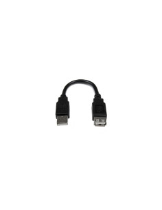 StarTech.com Cable de 0.15m de Extensión Alargador USB 2.0 Tipo-A