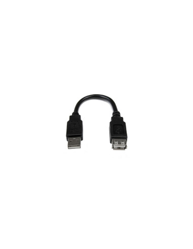 StarTech.com Cable de 0.15m de Extensión Alargador USB 2.0 Tipo-A