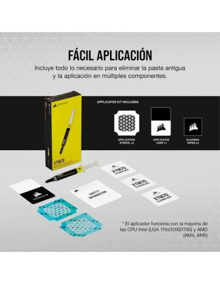 PASTA TERMICA CORSAIR XTM70 GAMING 3GRM