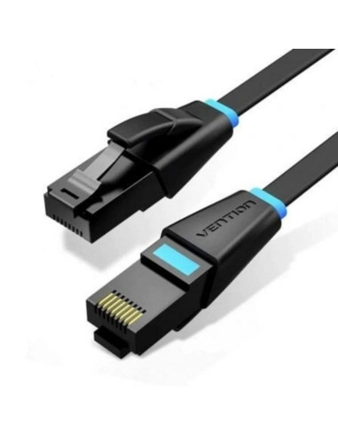 CABLE DE RED CAT.6 UTP 0.5M VENTION PLANO BLACK