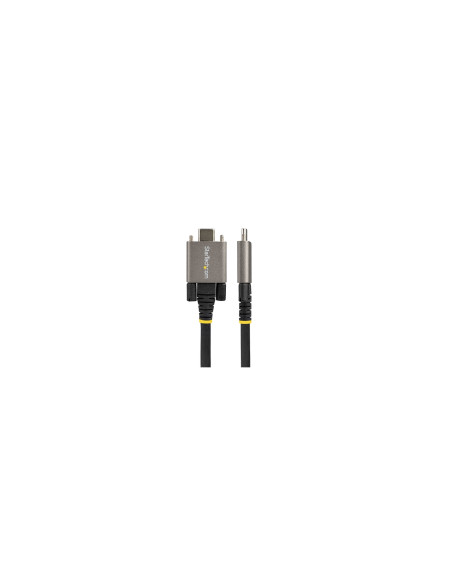 StarTech.com Cable de 1m USB-C con Tornillos Laterales de Fijación -
