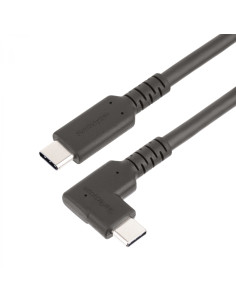 StarTech.com Cable de 1m USB-C Resistente Acodado a la Derecha - USB