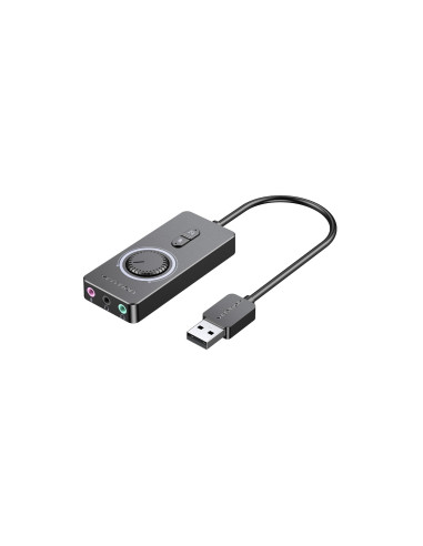 Vention Tarjeta de Sonido CDRBB/ USB Macho - 3x Jack 3.5 Hembra
