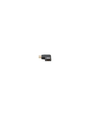 Lanberg AD-HDMI-09 adaptador de cable de vídeo HDMI tipo A (Estándar) Negro, Plata