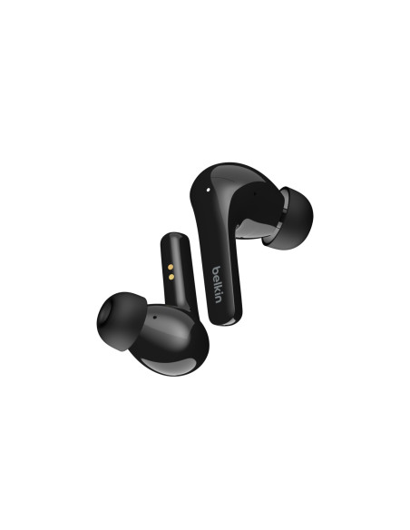 Belkin SOUNDFORM Flow Auriculares Inalámbrico Dentro de oído Llamadas/Música USB Tipo C Bluetooth Negro