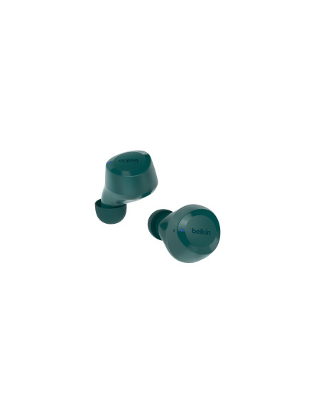 Belkin SoundForm Bolt Auriculares Inalámbrico Dentro de oído Llamadas/Música/Deporte/Uso diario Bluetooth Verde azulado