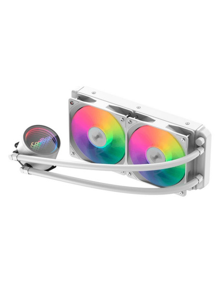 REFRIGERACION LIQUIDA CPU COOLBOX INFINITE LIQUID ARGB 240MM WHITE