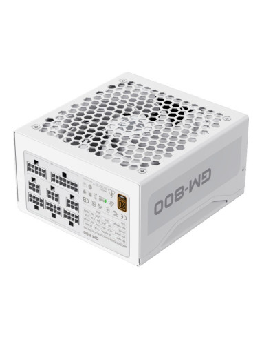 FUENTE DE ALIMENTACION GM 800W FULL MODULAR 80+ BRONZE WHITE