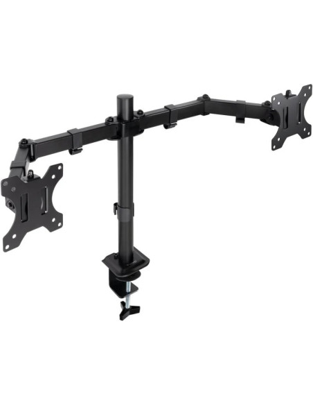 SOPORTE DE MESA TV/MONITOR TOOQ 17-27 2 BRAZOS BLACK