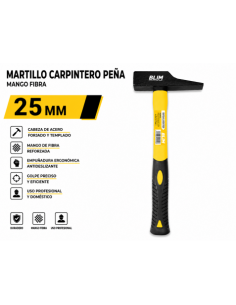 MARTILLO CARPINTERO PEÑA 25MM MANGO FIBRA BLIM