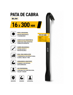 PATA DE CABRA 16X300MM BLIM