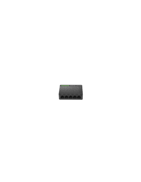 Lanberg DSP1-1005 switch No administrado Gigabit Ethernet (10/100/1000) Negro, Gris