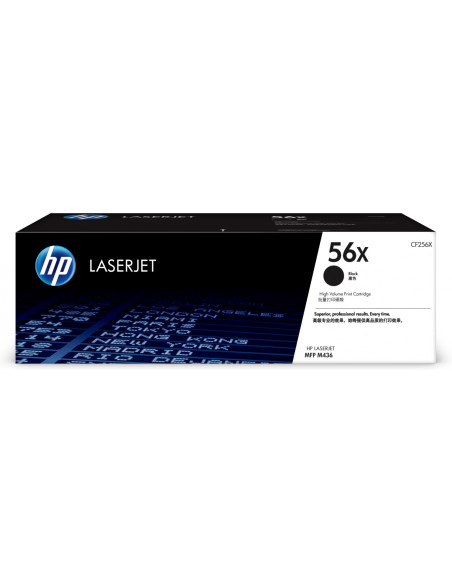 HP Cartucho de tóner original LaserJet 56X de alto rendimiento negro
