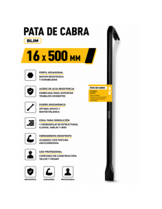 PATA DE CABRA 16X500MM BLIM